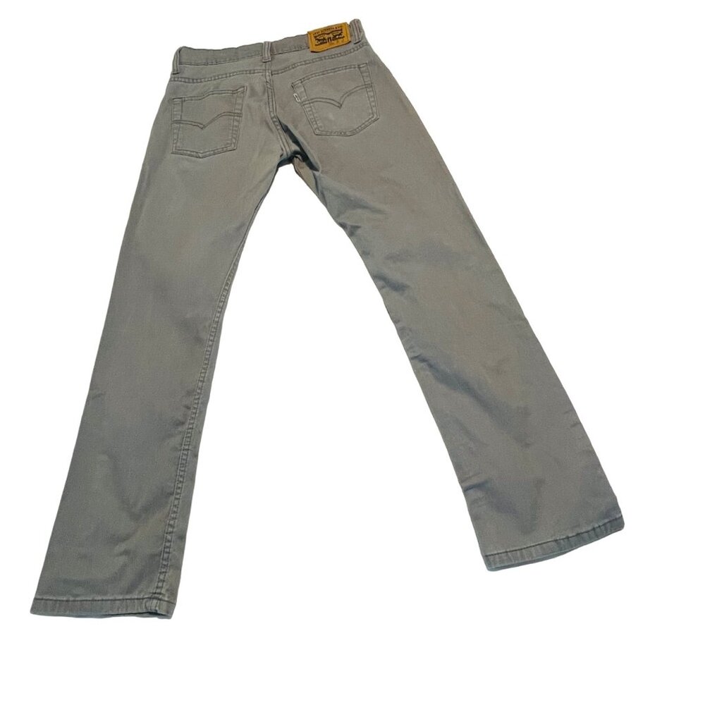 Levi's Boys Slim Fit Gray Jeans 14 Reg W27 L27 Comfort Stretch - Picture 7 of 12